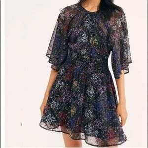 Free People NWT Anna Mini Dress